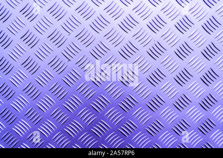 Purple Checker Plate Texture Stock Photo