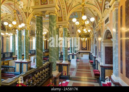 Semperoper, interior, Dresden, Saxony, Germany Stock Photo