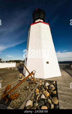 Pendlebury Lighthouse   St. Andrews, New Brunswick, CA Stock Photo