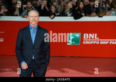 Ron Howard and Nicoletta Mantovani attending the red carpet of Pavarotti at Rome Film Fest 2019 Stock Photo