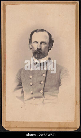 Unidentified soldier in Confederate uniform Stock Photo