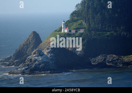 Heceta Head Lighthouse Oregon USA Stock Photo