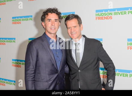 New York, NY - October 17, 2019: David Sigal and Brad Hoylman attend Hudson River Park Gala at Cipriani South Street Stock Photo