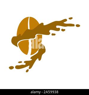 Coffee Logo Template Vector Icon Illustration Design Isolated Stock Vector