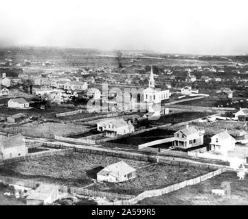 California History View of Santa Cruz Santa Cruz County ca. 1866