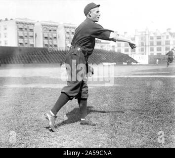 Clark Griffith, Cincinnati, NL, at Hilltop Park, New York City (baseball) ca. 1909 Stock Photo