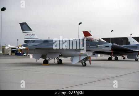 USAF United States Air Force General Dynamics YF-16A Fighting Falcon / AFTI Stock Photo