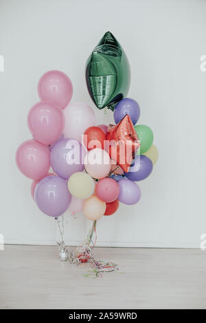 colorful balloons on holiday nice good like Stock Photo