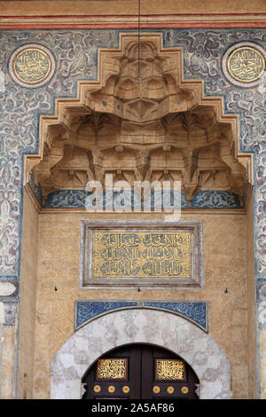 Bosnia and Herzegovina, Sarajevo, Gazi Husrev-beg Mosque, door, Stock Photo