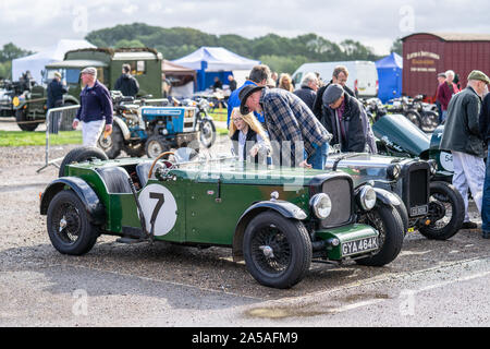 OLD WARDEN, BEDFORDSHIRE, UK, OCTOBER 6, 2019. Burlington Arrow . Race Day at Shuttleworth Stock Photo