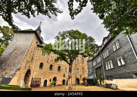 siegen upper castle historic city siegen germany Stock Photo