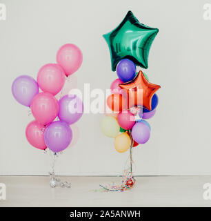 colorful balloons on holiday nice good like Stock Photo