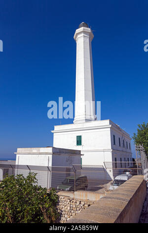 Lighthouse of Santa Maria di Leuca, Castrignano del Capo, Lecce, Apulia, Italy Stock Photo