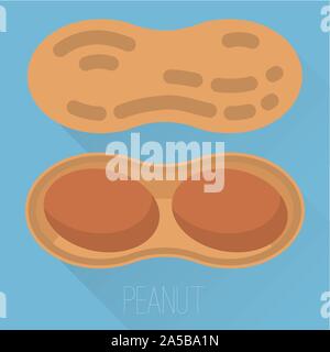peanut vector icon Stock Vector