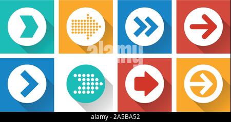 vector arrow icons Stock Vector