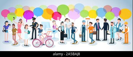 Flat design vector people Stock Vector