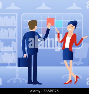 business process concept Stock Vector