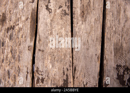 Wooden background. boards, cracked, with peeling paint. Stock Photo