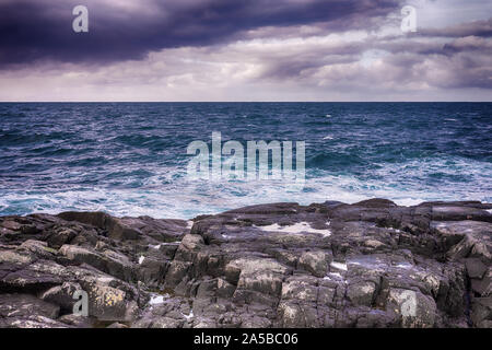 Coast of the Arctic Ocean. Northernmost point Stock Photo