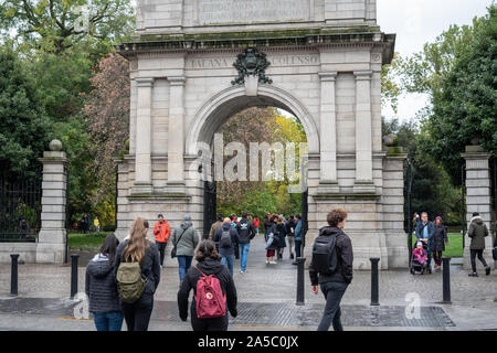 St Stephens Green, Dublin city, Ireland. Stock Photo