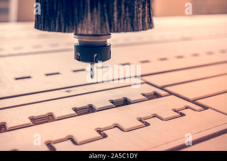 CNC milling machine. Template, mockup. Stock Photo