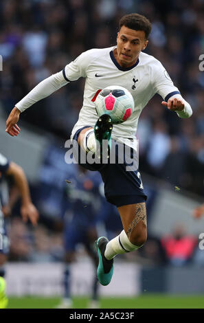 London, UK. 19th Oct, 2019. Dele Alli of Tottenham during the Barclays Premier League match between Tottenham Hotspur and Watford, at Tottenham Hotspur Stadium, London England on 19 October 2019. Credit: Action Foto Sport/Alamy Live News Stock Photo