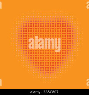 Valentine Heart Shape Halftone Vector Illustration eps 10 Stock Vector