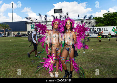 Carnival in Miami held at Miami Dade County grounds on the 13th of October 2019 Stock Photo