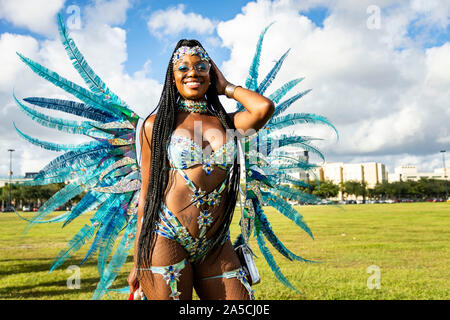 Carnival in Miami held at Miami Dade County grounds on the 13th of October 2019 Stock Photo