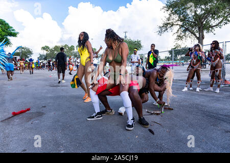 Carnival in Miami held at Miami Dade County grounds on the 13th of October 2019 Stock Photo