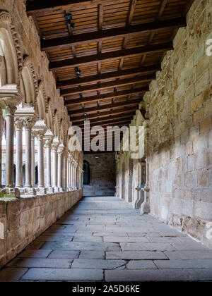 View of the cloister of the San Francisco Convent in Ourense, Galicia, Spain Stock Photo