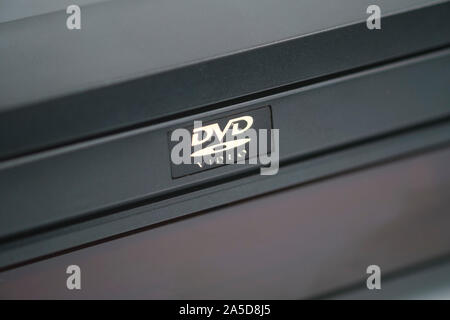 Close up of the symbol on a DVD player Stock Photo