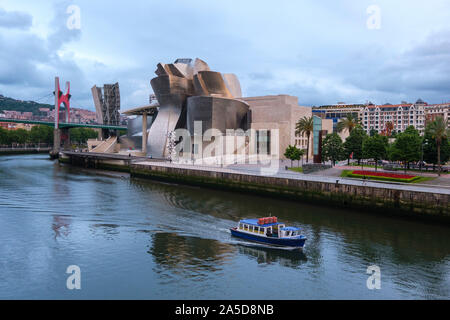 Guggenheim Museum in Bilbao, Spain, Europe Stock Photo