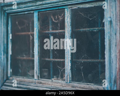 Old wooden window frame with peeling paint Stock Photo - Alamy