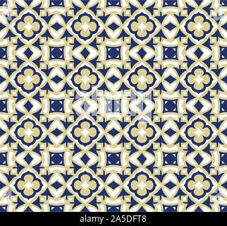 Geometric ornamental vector tiles pattern Stock Vector