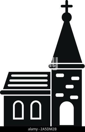 Religion church icon. Simple illustration of religion church vector icon for web design isolated on white background Stock Vector