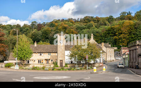 Nailsworth Town in the Cotswolds, Gloucestershire, United Kingdom Stock Photo