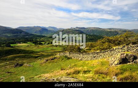 Late summer from Black Crag Stock Photo