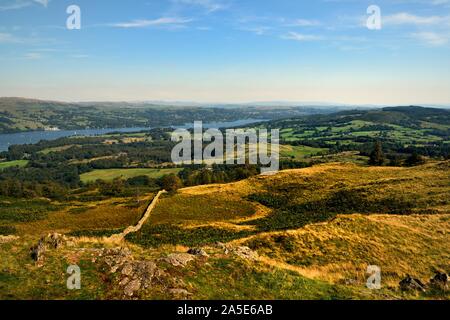 Late summer from Black Crag Stock Photo