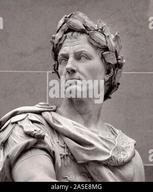 Gaius Julius Caesar 100 – 44 BC Roman emperor general statesman ( Roman, Italy, ) by Nicolas Coustou 1658–1733 Baroque France, Stock Photo