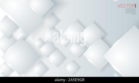 Vector white box Abstract background Gray blank. Stock Vector