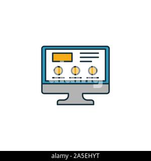 Web Design icon set. Four elements in diferent styles from design ui and ux icons collection. Creative web design icons filled, outline, colored and Stock Vector