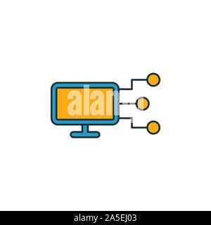 Funding Platform outline icon. Thin line element from crowdfunding icons collection. UI and UX. Pixel perfect funding platform icon for web design Stock Vector