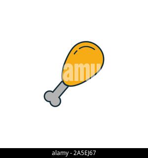 Ice Cream icon set. Four elements in diferent styles from fastfood icons collection. Creative ice cream icons filled, outline, colored and flat Stock Vector