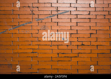 brick facade in warm colors Stock Photo