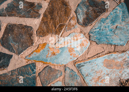 stone facade texture for photo backgrounds Stock Photo