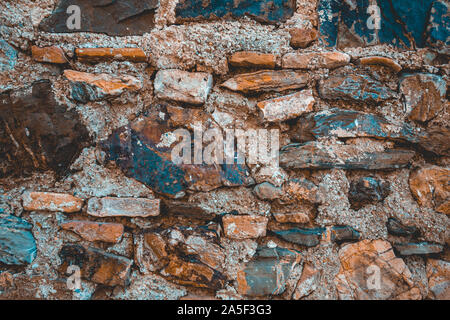 stone facade texture for photo backgrounds Stock Photo