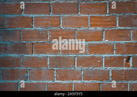 brick facade in warm colors Stock Photo