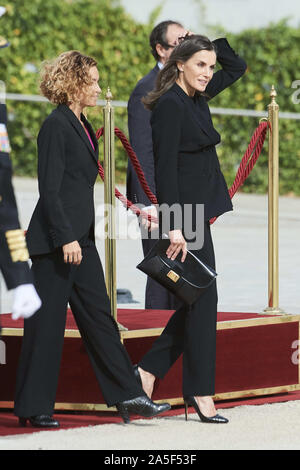 Madrid, Madrid, Spain. 20th Oct, 2019. Queen Letizia of Spain depart from Adolfo Suarez Madrid-Barajas Airport to Tokyo and Korea for Two Days tate Visit on October 20, 2019 in Madrid, Spain Credit: Jack Abuin/ZUMA Wire/Alamy Live News Stock Photo