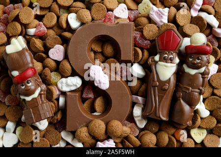 Dutch candy called Pepernoten eaten during Sinterklaas feast Stock Photo